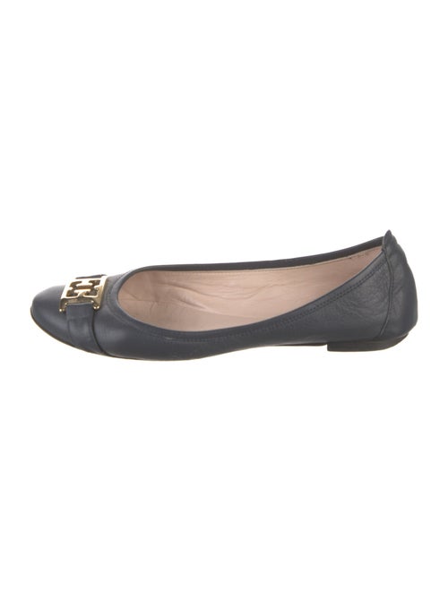Escada Leather Ballet Flats