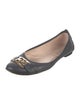 Escada Leather Ballet Flats