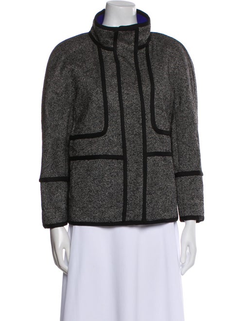 Escada Virgin Wool Tweed Pattern Jacket