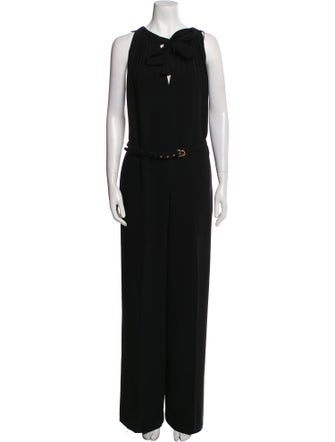 Escada V-Neck Jumpsuit