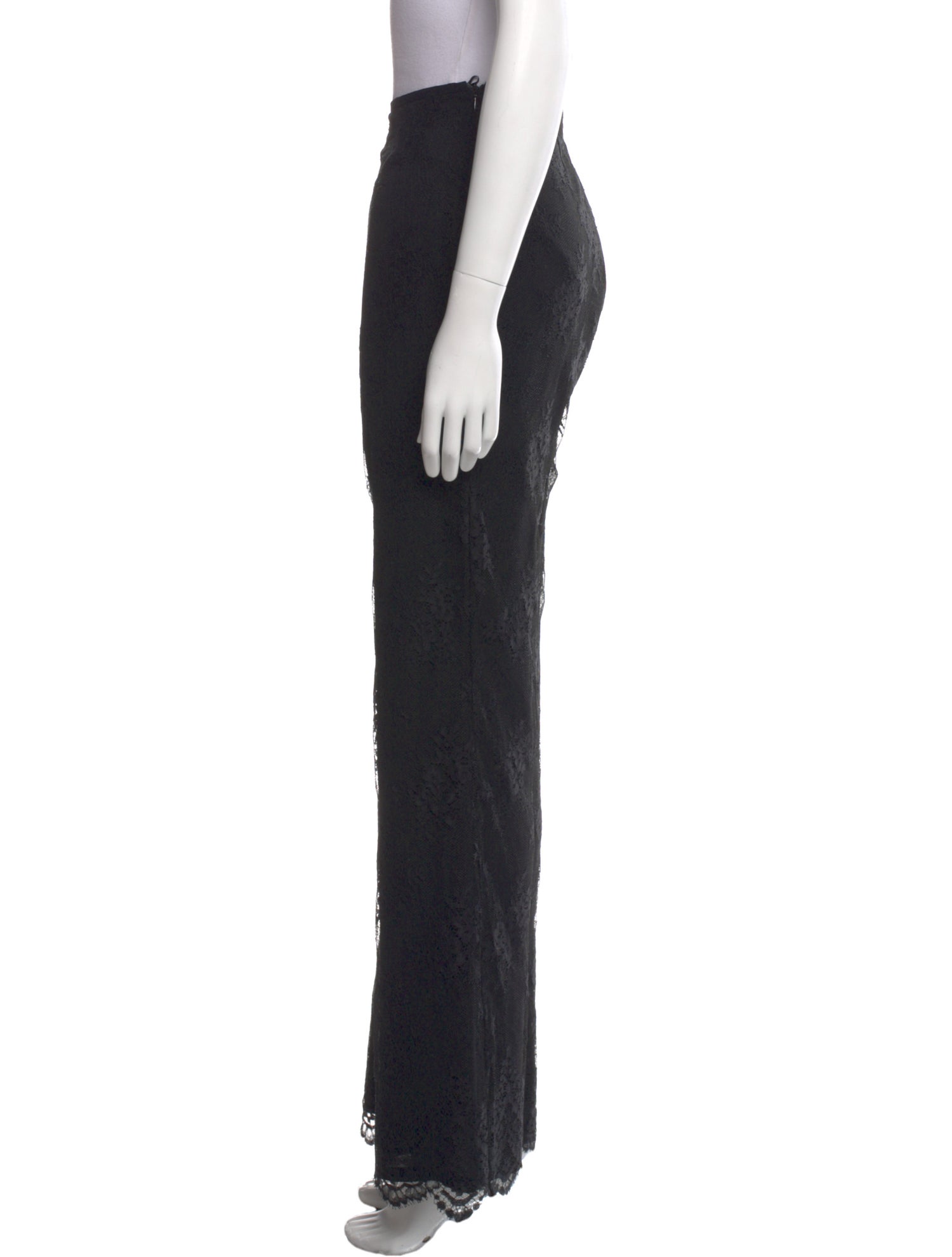 Escada Lace Pattern Straight Leg Pants