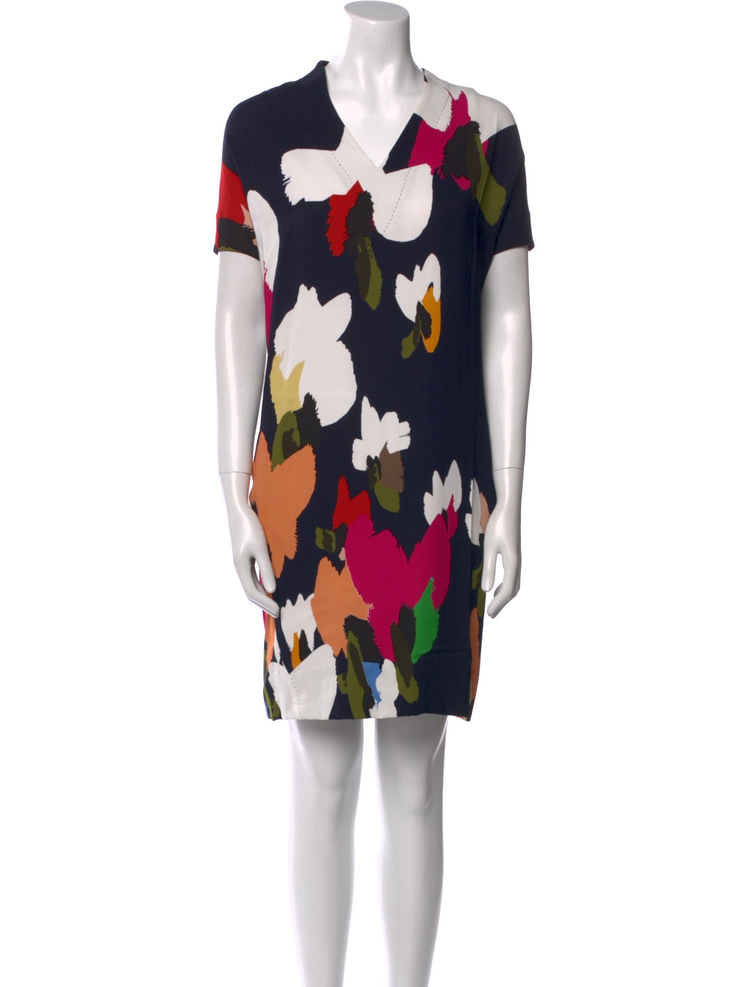 Escada Printed Knee-Length Dress