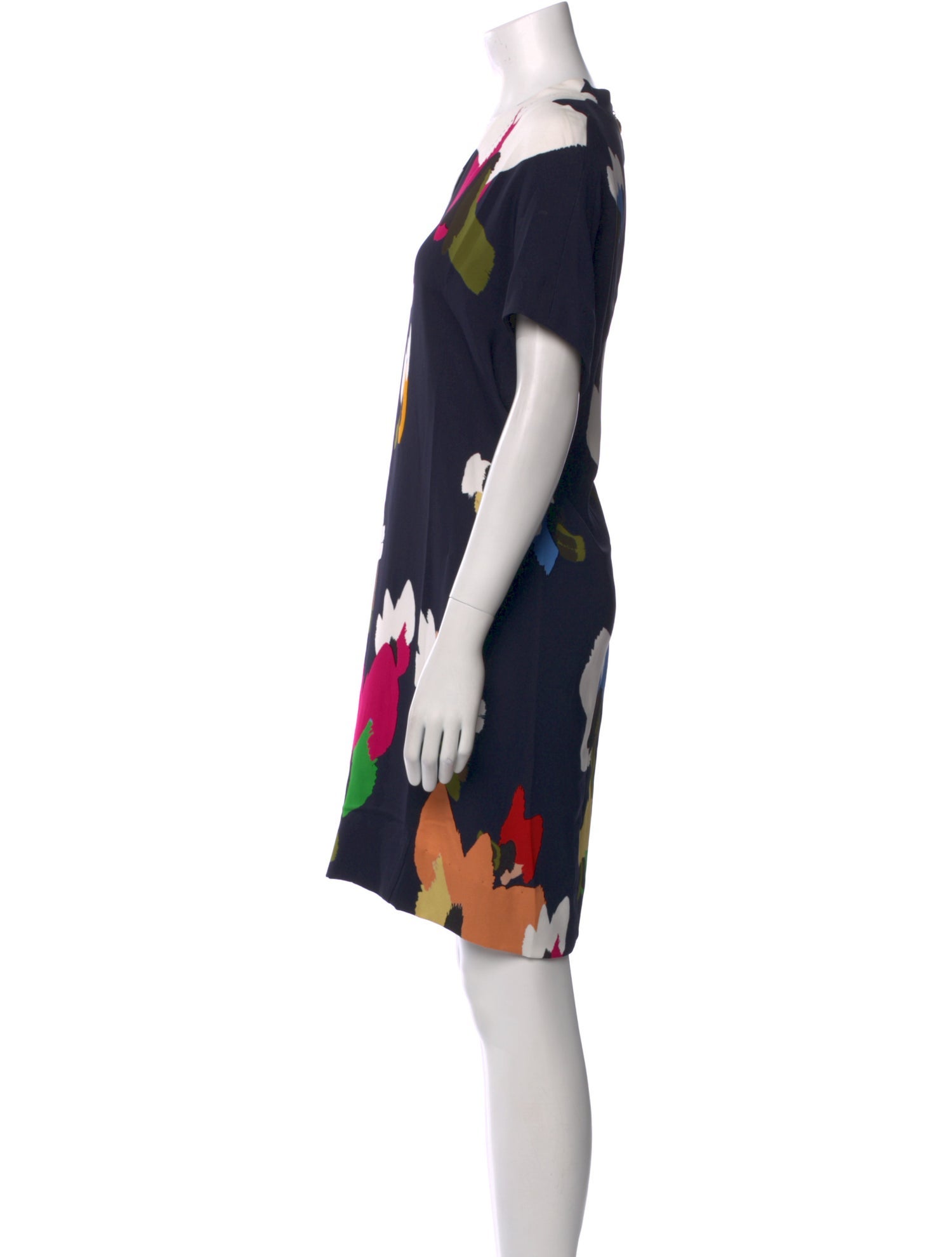 Escada Printed Knee-Length Dress