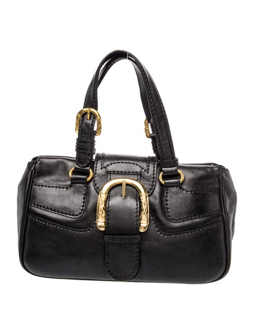 Escada Leather Top Handle Bag