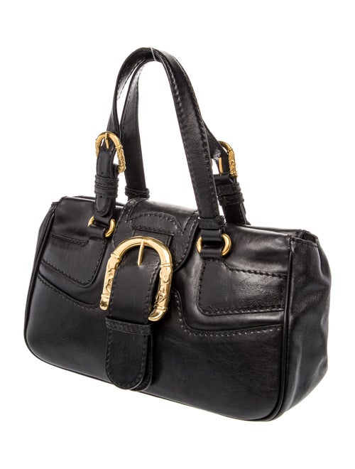 Escada Leather Top Handle Bag