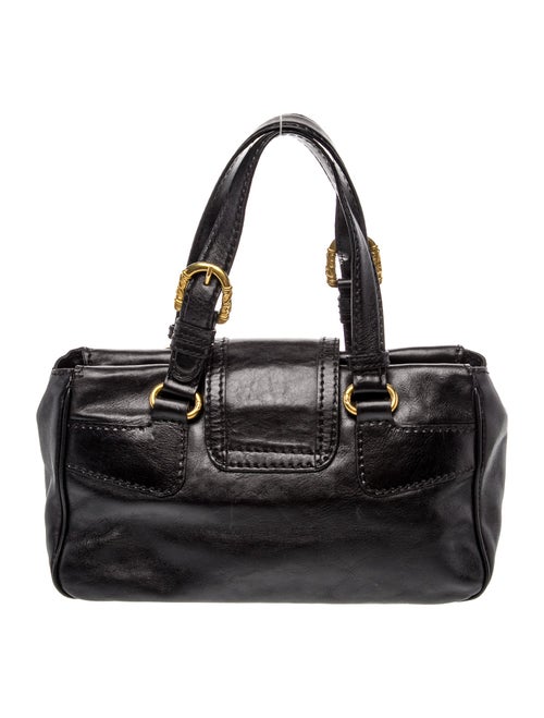 Escada Leather Top Handle Bag
