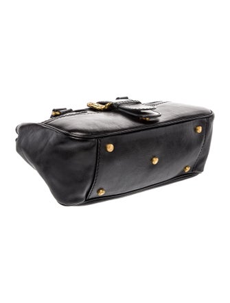 Escada Leather Top Handle Bag