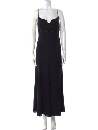 Escada Wool Long Dress