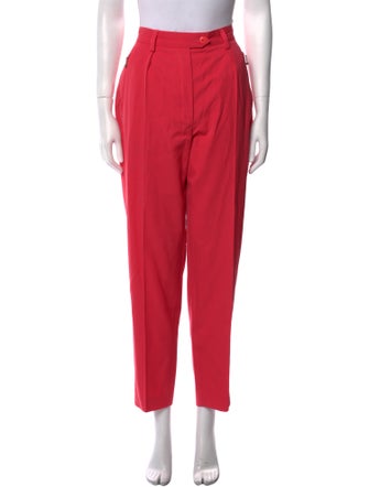 Escada Wool Straight Leg Pants