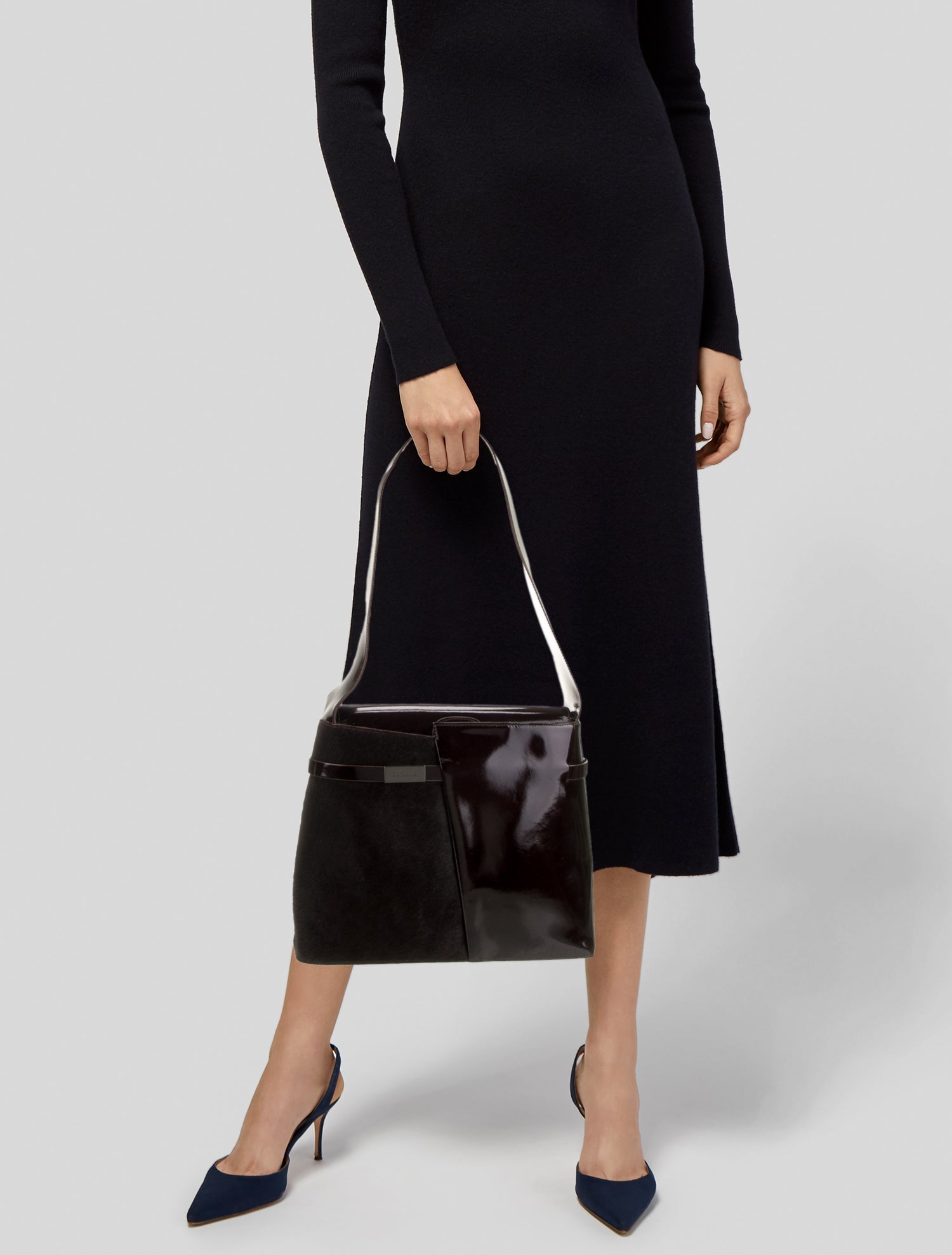 Escada Ponyhair Shoulder Bag