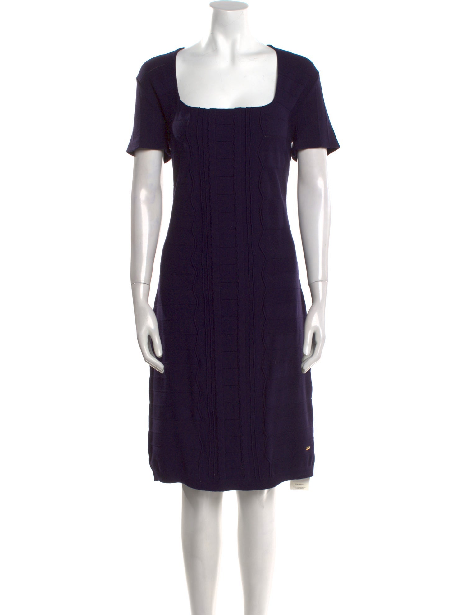 Escada Virgin Wool Knee-Length Dress