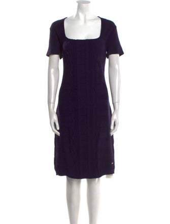Escada Virgin Wool Knee-Length Dress
