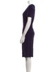 Escada Virgin Wool Knee-Length Dress