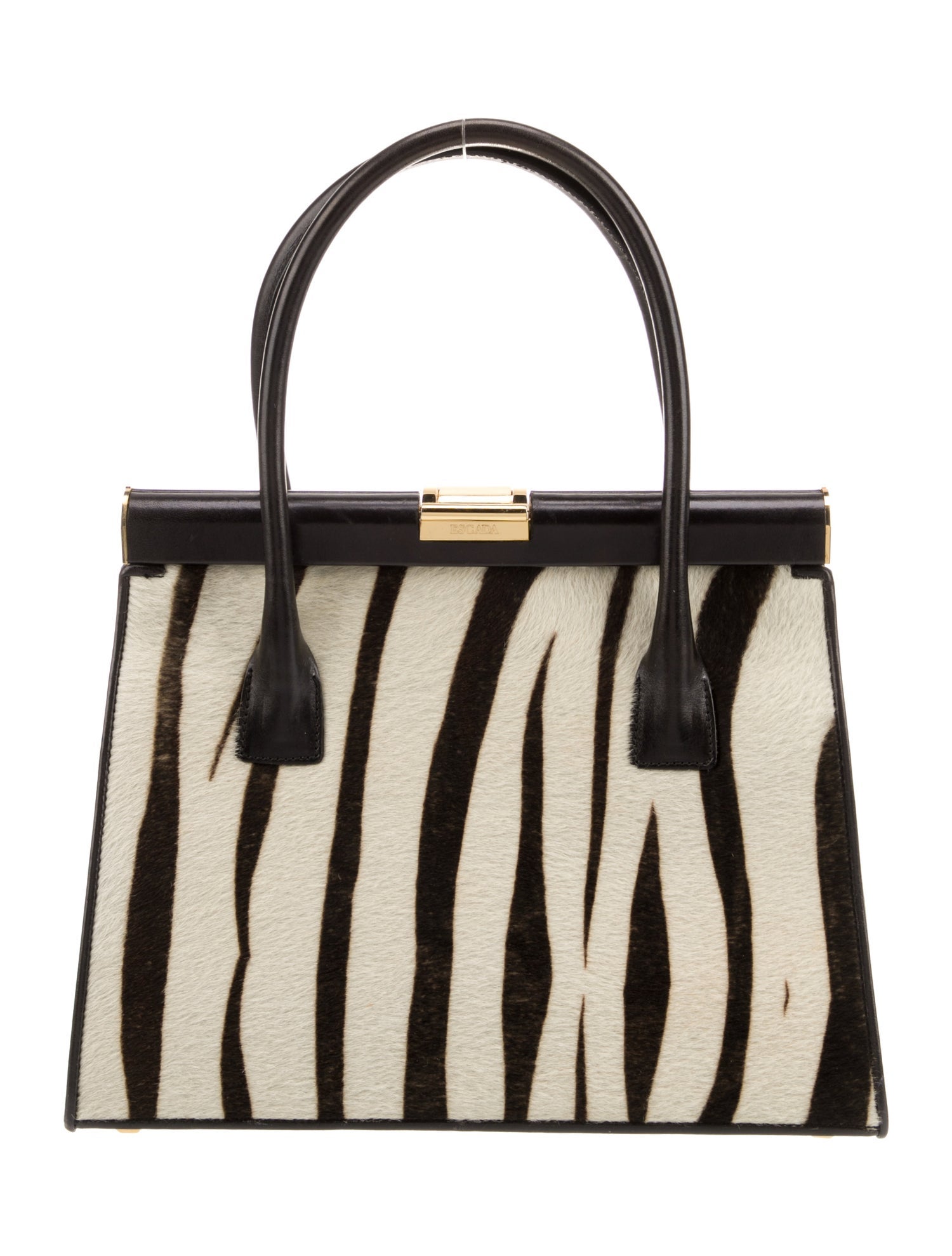 Escada Ponyhair Top Handle Bag
