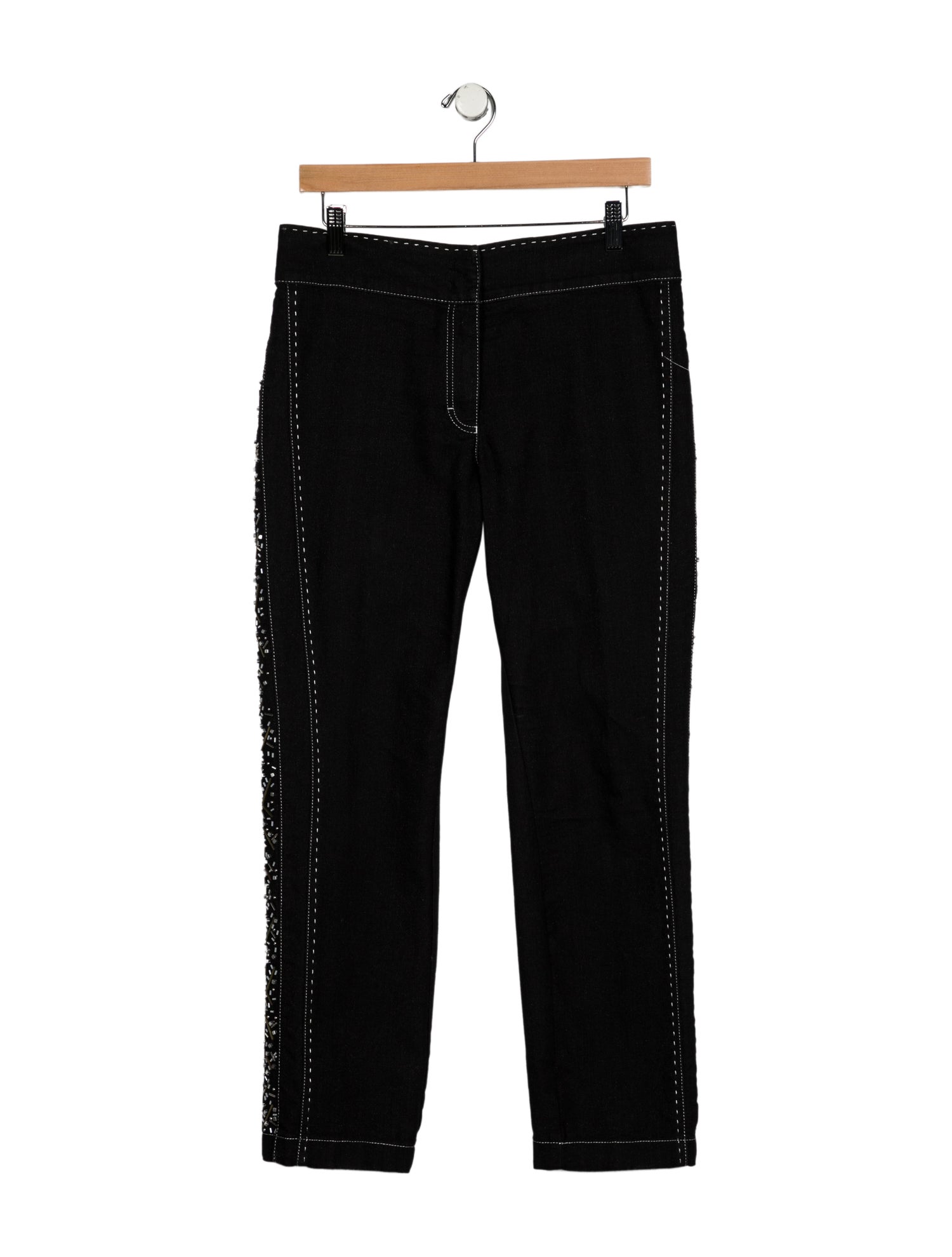 Escada Mid-Rise Straight Leg Jeans