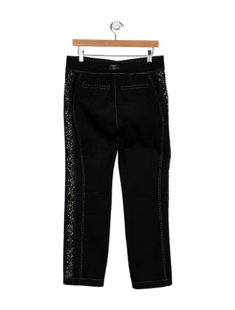 Escada Mid-Rise Straight Leg Jeans