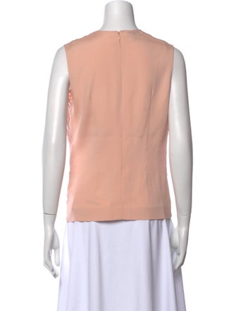 Escada Lace Pattern Crew Neck Top