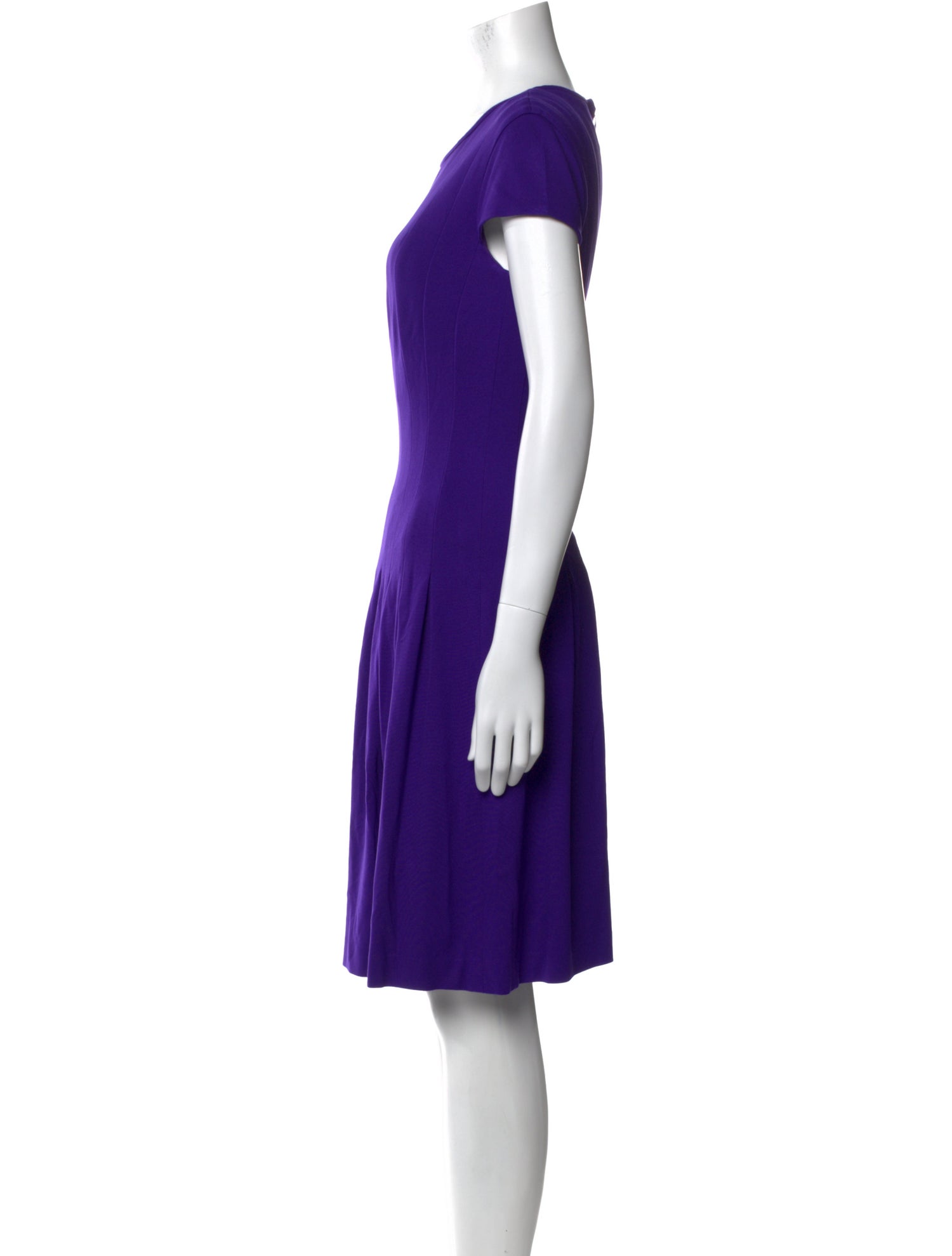Escada Scoop Neck Knee-Length Dress