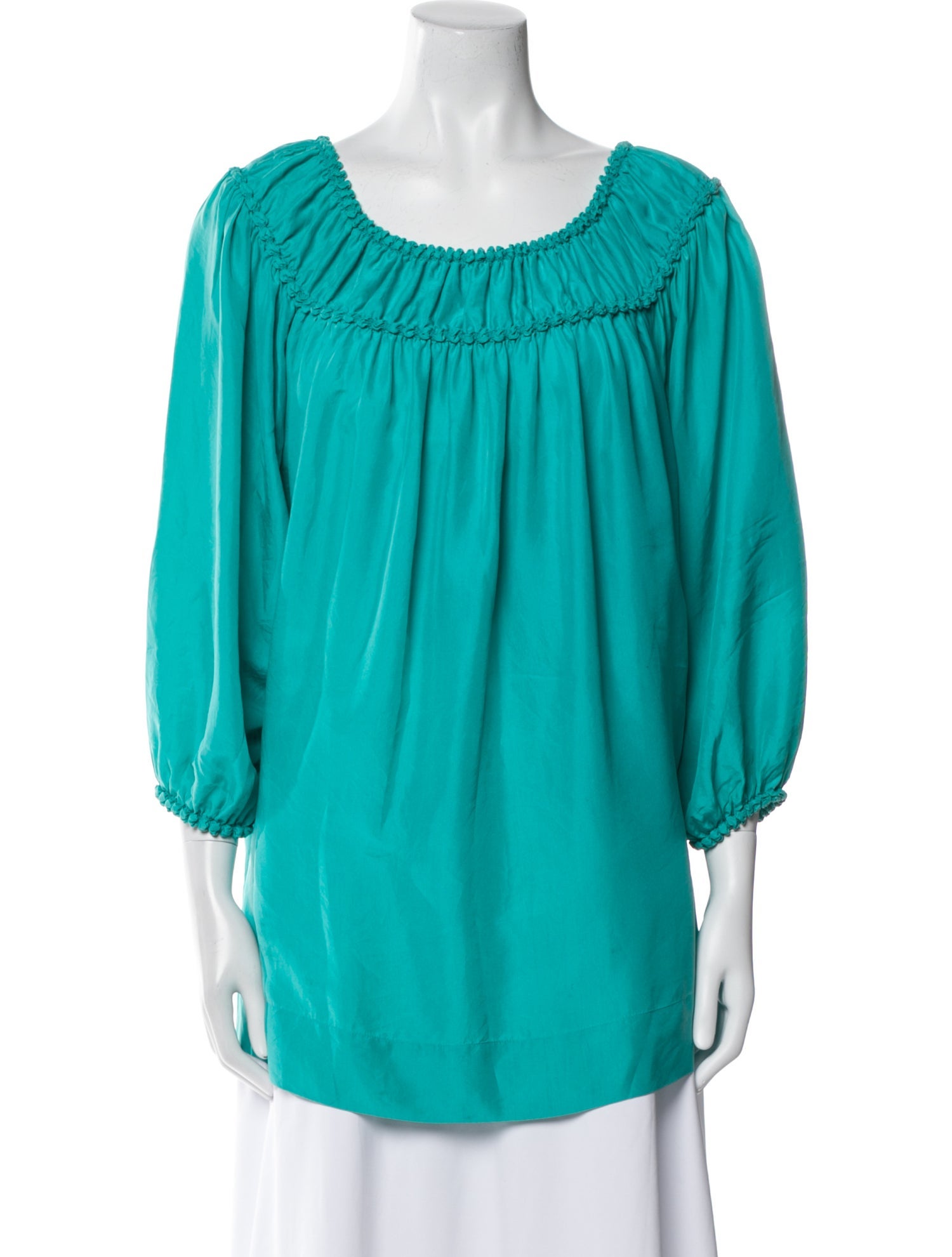 Escada Silk Scoop Neck Tunic