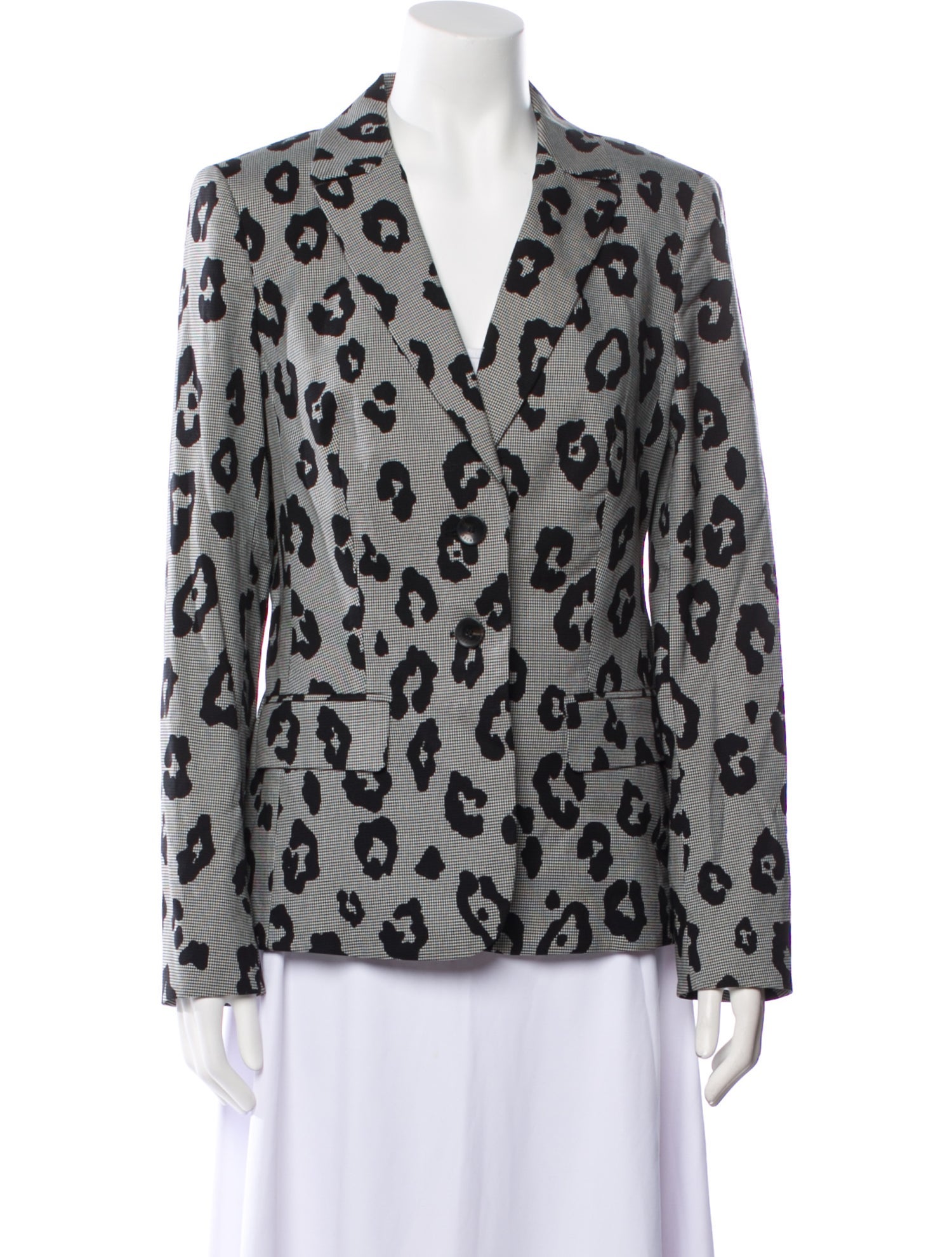 Escada Animal Print Blazer