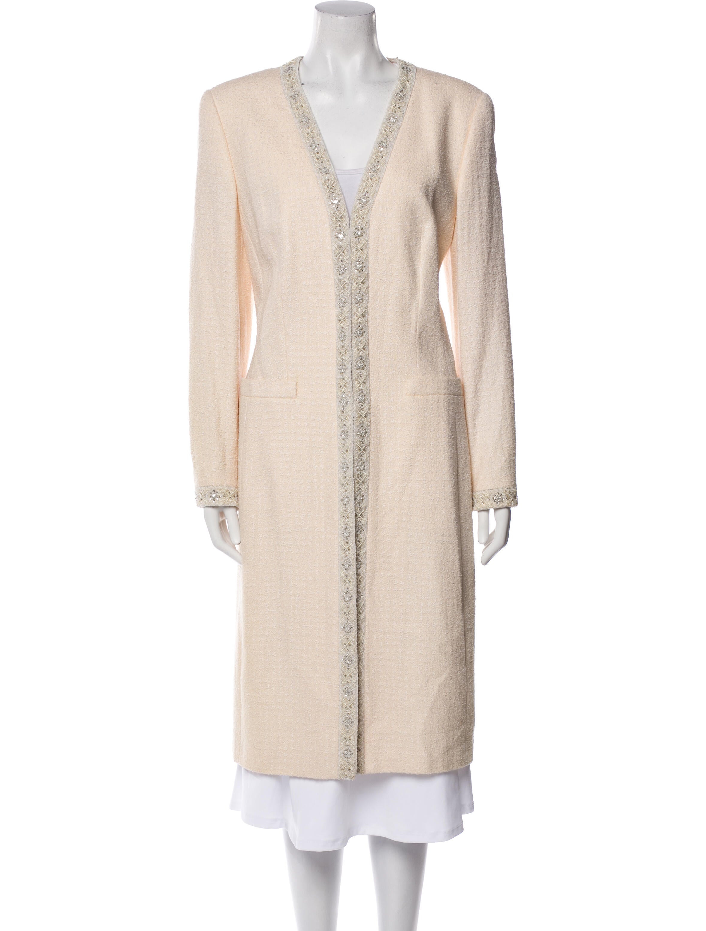 Escada Silk Striped Evening Jacket