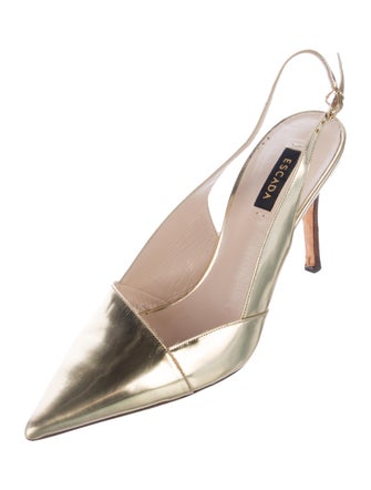 Escada Patent Leather Slingback Pumps