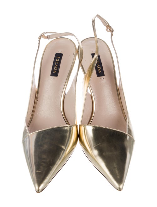 Escada Patent Leather Slingback Pumps