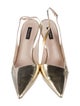 Escada Patent Leather Slingback Pumps
