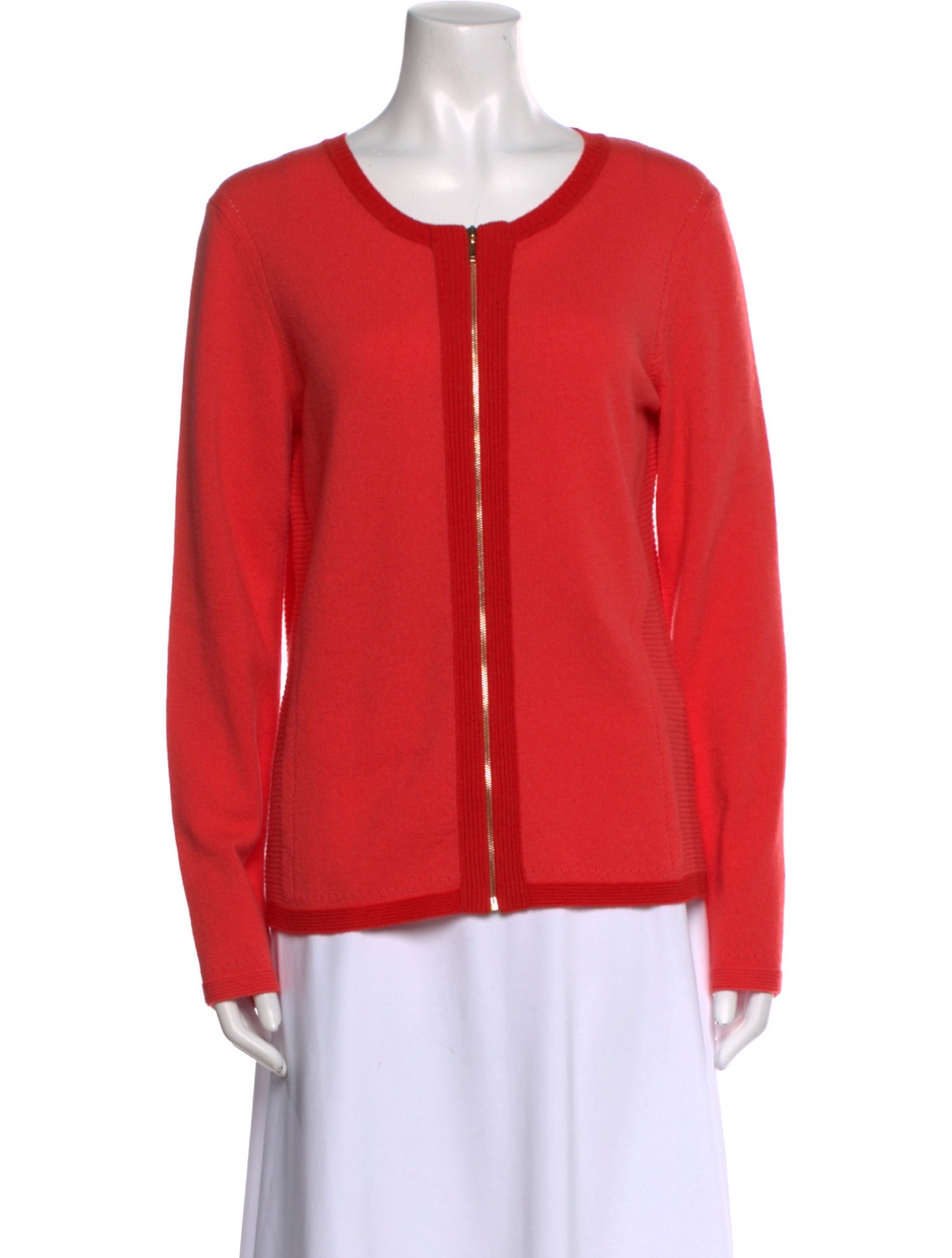 Escada Virgin Wool Scoop Neck Blouse