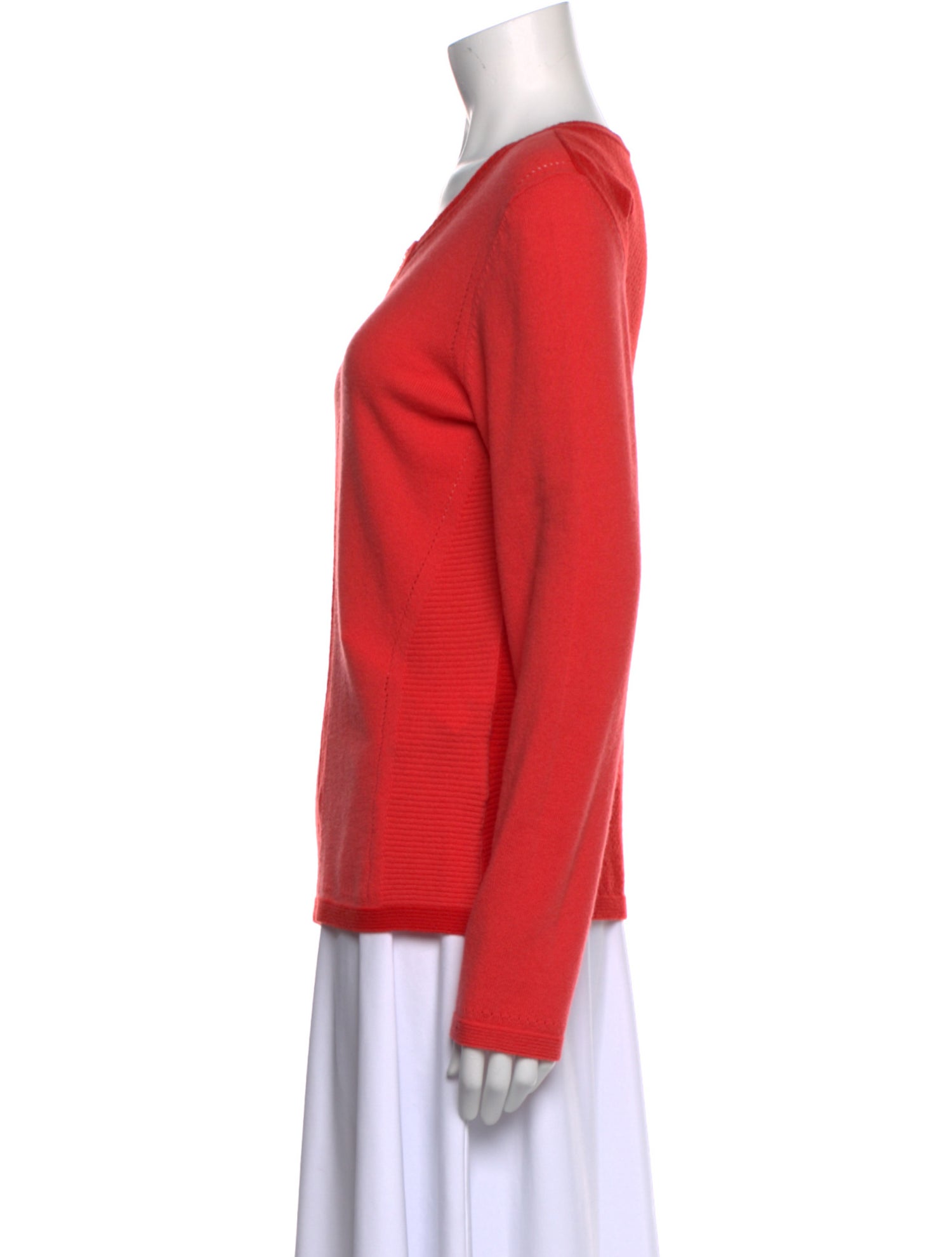 Escada Virgin Wool Scoop Neck Blouse