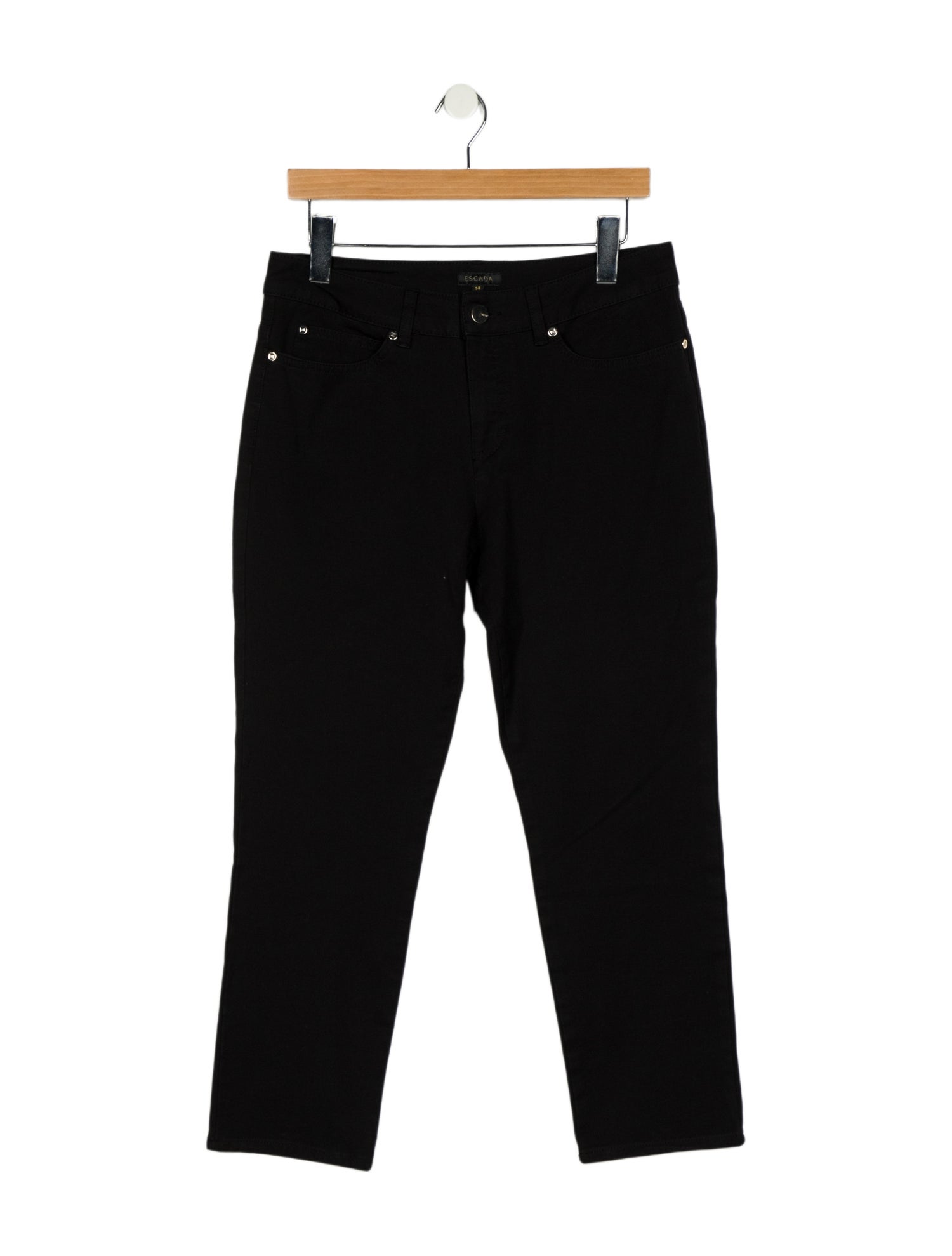 Escada Mid-Rise Straight Leg Jeans