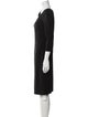 Escada Cowl Neck Knee-Length Dress