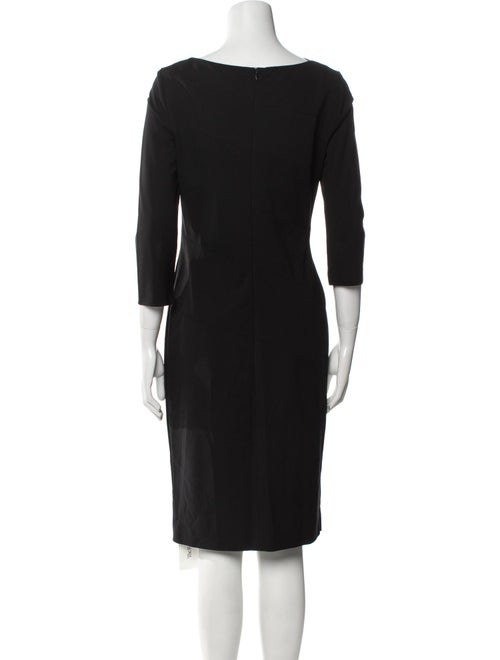 Escada Cowl Neck Knee-Length Dress