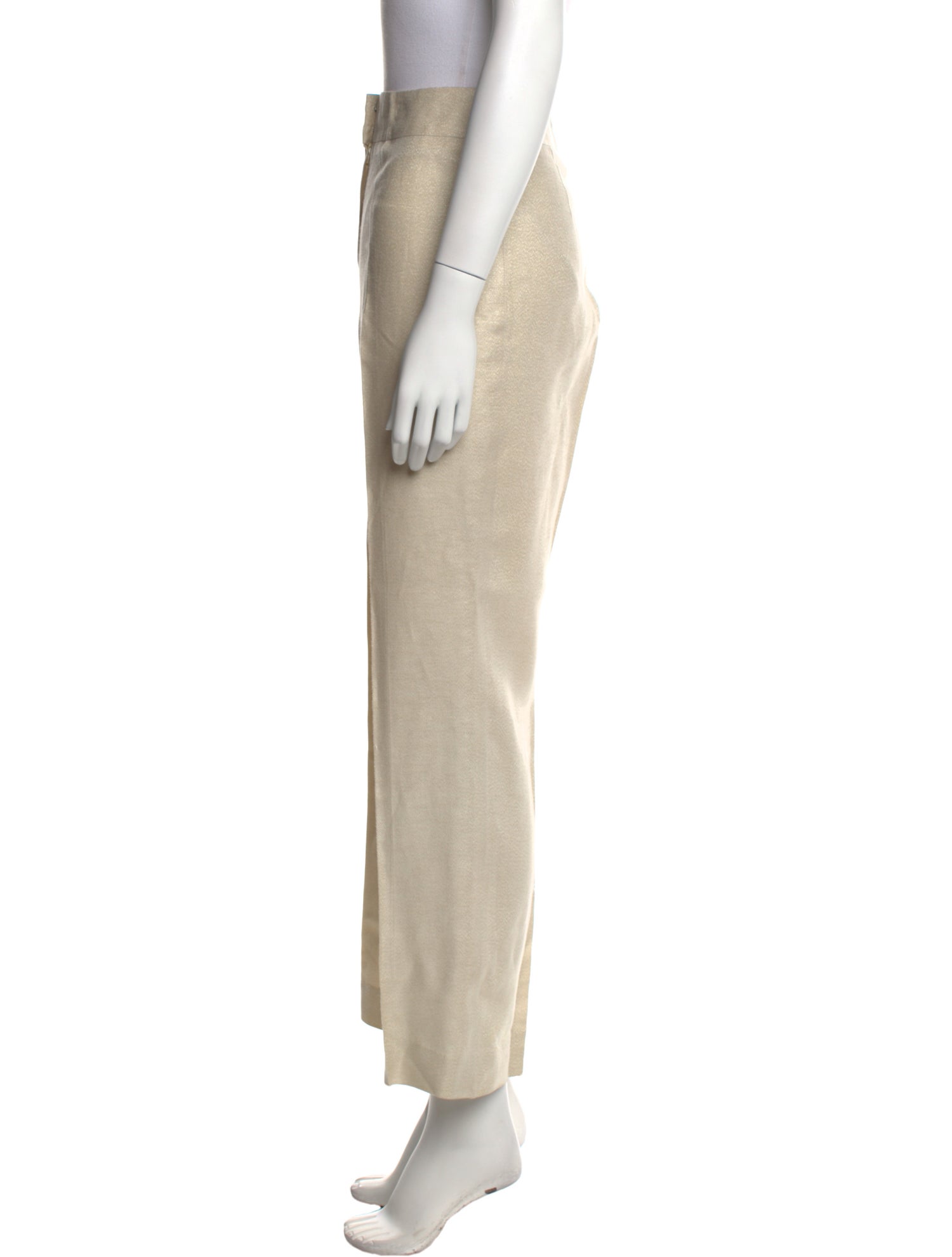 Escada Linen Wide Leg Pants
