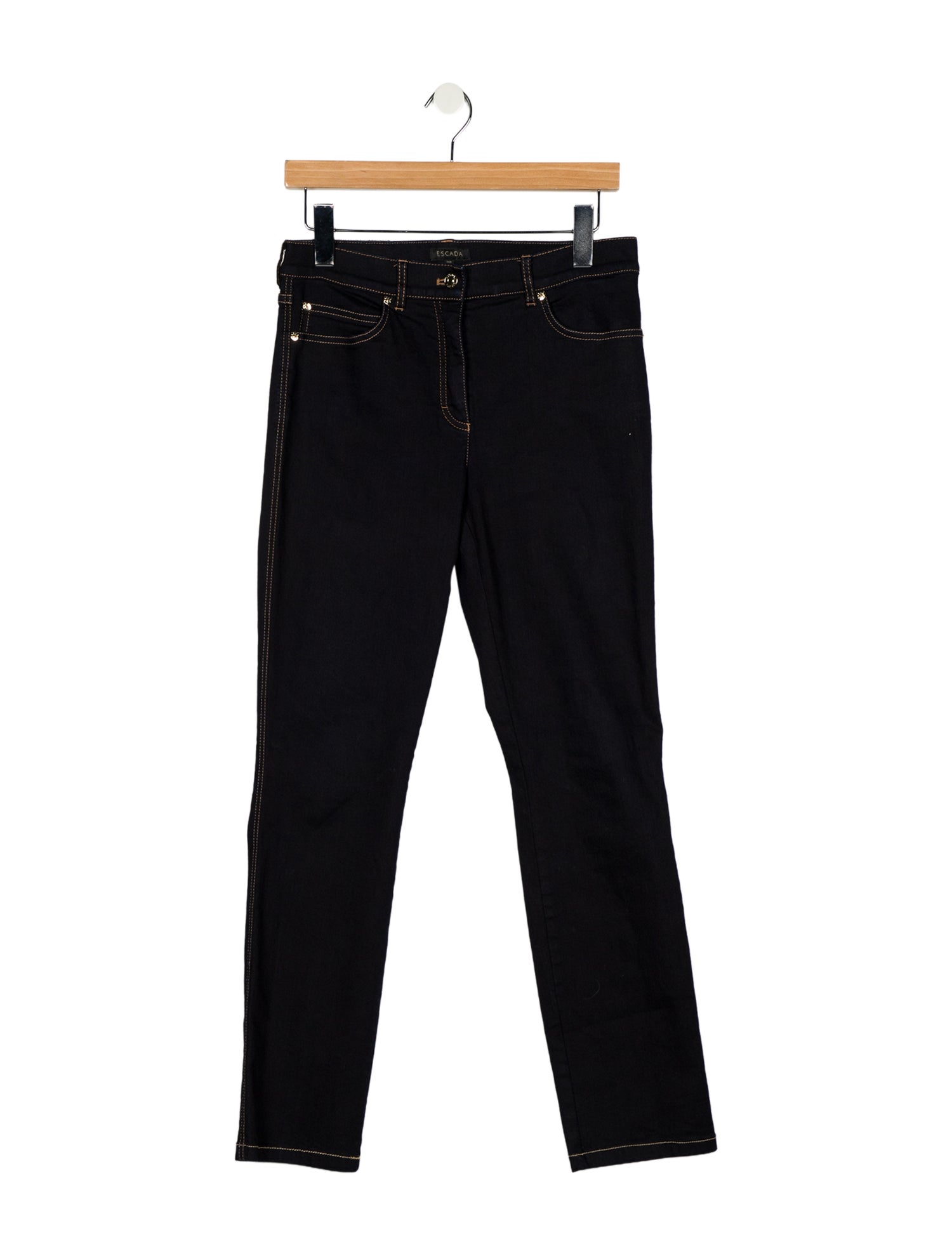 Escada High-Rise Straight Leg Jeans