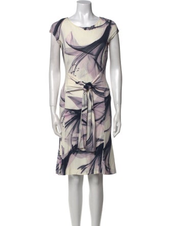 Escada Printed Long Dress