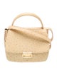 Escada Ostrich Shoulder Bag