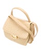Escada Ostrich Shoulder Bag