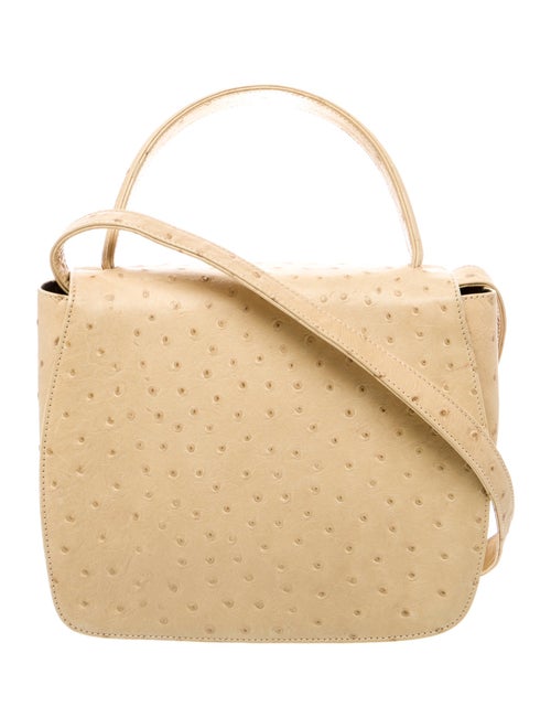 Escada Ostrich Shoulder Bag