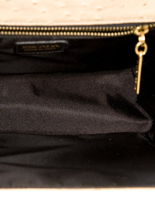 Escada Ostrich Shoulder Bag