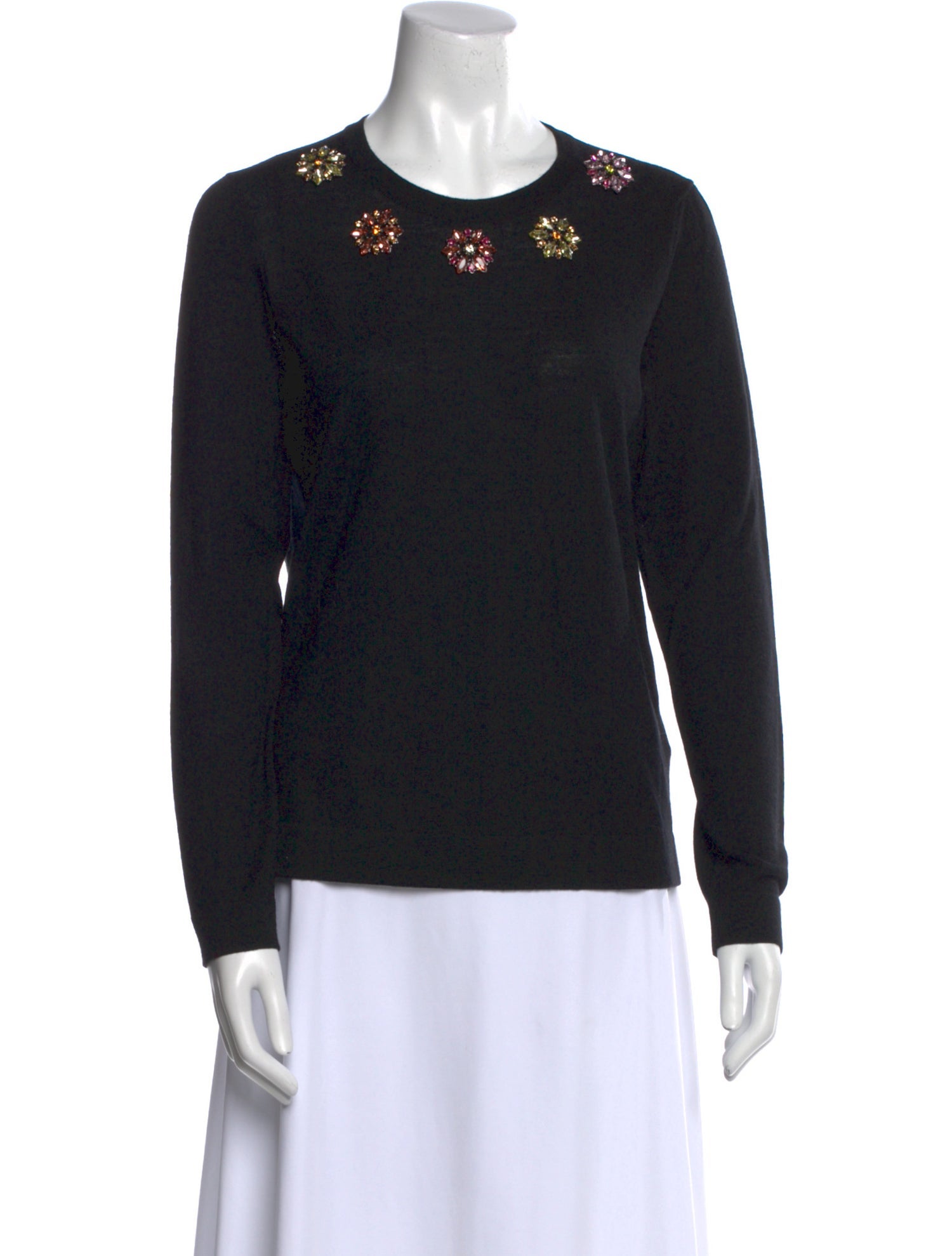 Escada Virgin Wool Crew Neck Sweater