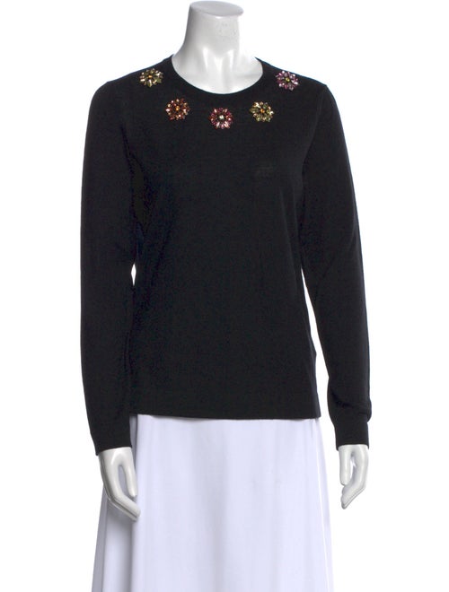 Escada Virgin Wool Crew Neck Sweater