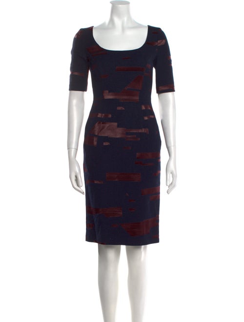 Escada Printed Knee-Length Dress