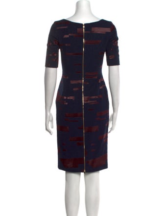 Escada Printed Knee-Length Dress