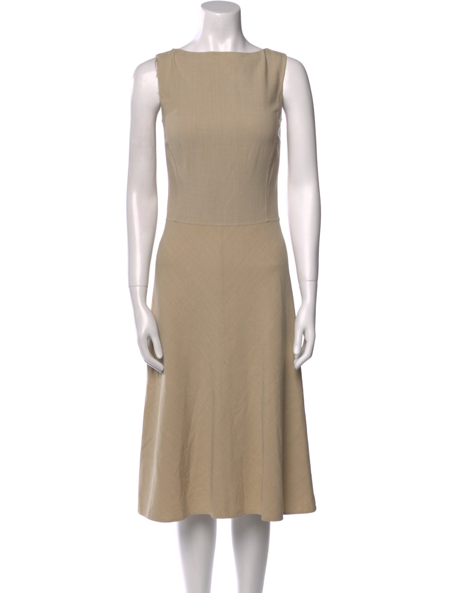 Escada Virgin Wool Midi Length Dress