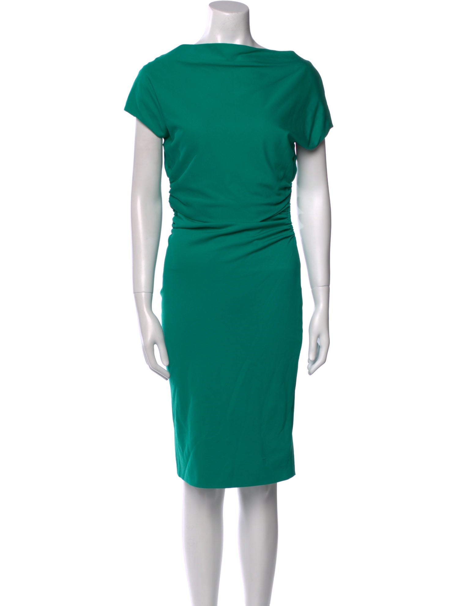 Escada Cowl Neck Midi Length Dress