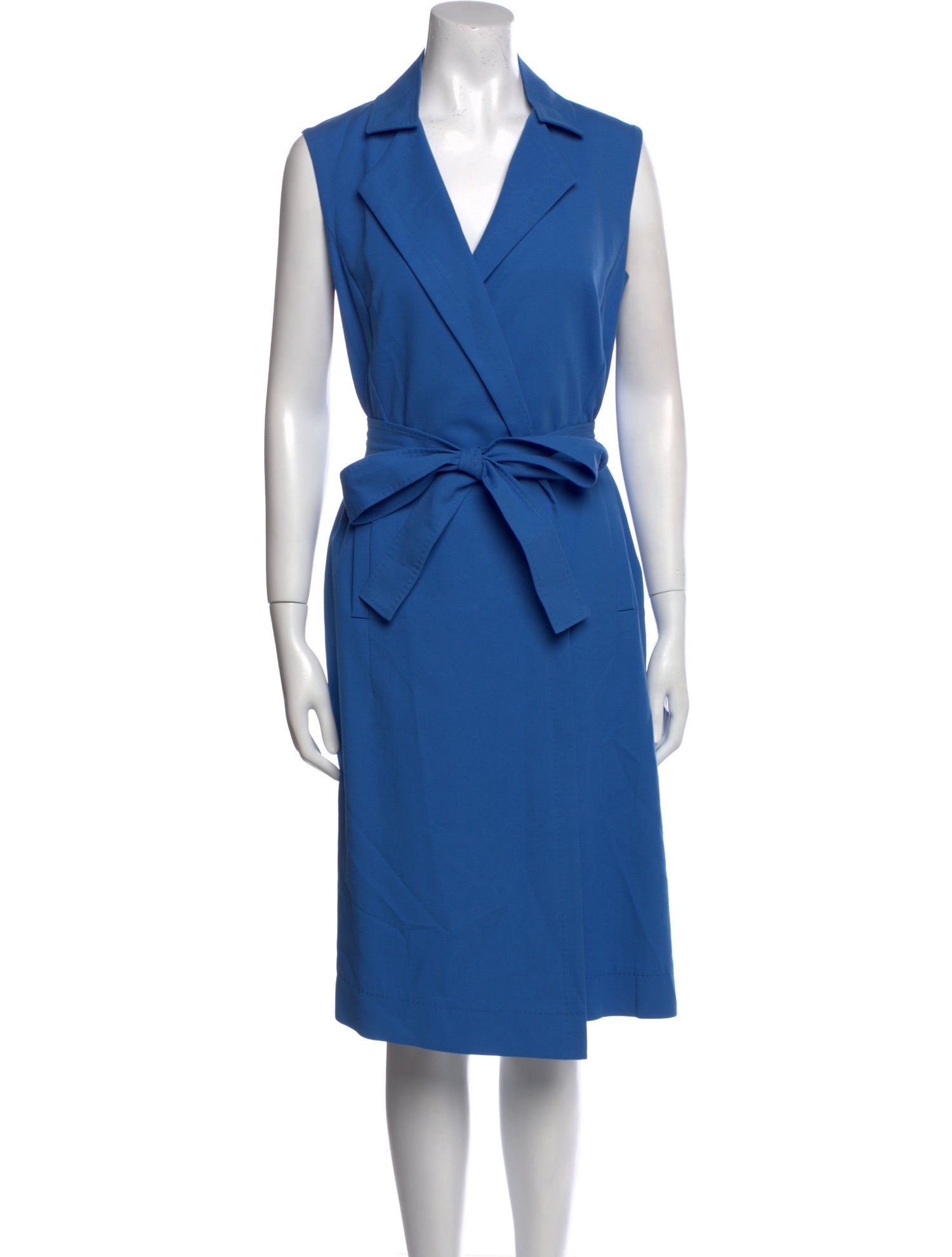 Escada V-Neck Midi Length Dress w/ Tags