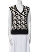 Escada Floral Print Vest