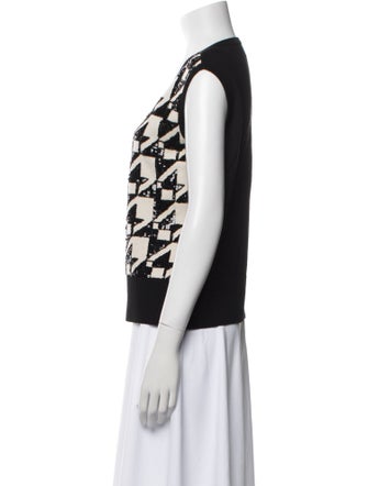 Escada Floral Print Vest