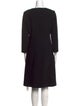 Escada Virgin Wool Knee-Length Dress